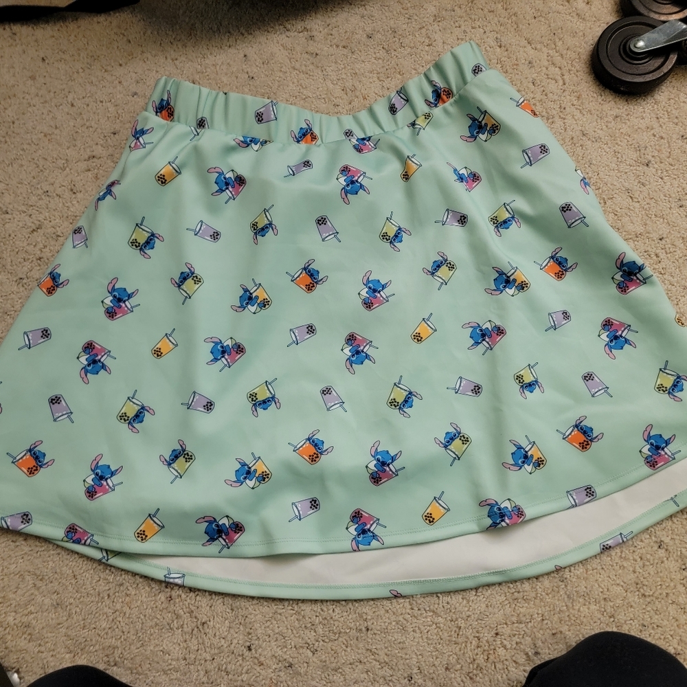 Disney Her Universe Stitch Boba skirt with side pockets